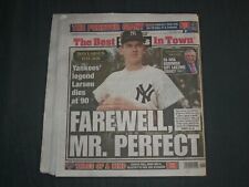 2020 JANUARY 2 NEW YORK POST NEWSPAPER - DON LARSEN DIED 1929-2020 picture