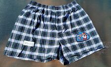 VINTAGE Nickelodeon REN & STIMPY Boxer Shorts 1990's New Plaid Embroidered Rare picture