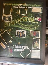 Stereophonics signed All Band members Poster in Düsseldorf 2001 picture
