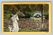 Hollywood CA-California, Hollywood Bowl Easter Sunrise Services Vintage Postcard picture