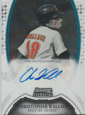 Christopher Wallace 2011 Topps Bowman Sterling autograph auto card BSPCW picture