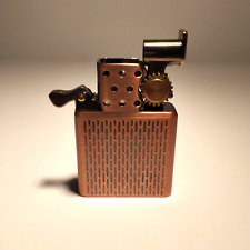 Zorro Bronze Copper Lighter Insert with Wick Cover & Metal Base picture