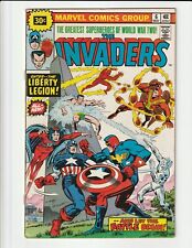 INVADERS #6 (1976) 30 CENT PRICE VARIANT VF MARVEL COMICS 2ND LIBERTY LEGION picture