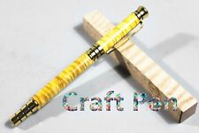 Handmade Craft Ripple Maple Wood Pen With One Ball point&One Fountain Pen Refill picture