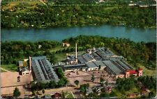 Elkhart Indiana IN Aerial View CG Conn Band Instrument Company Postcard  picture