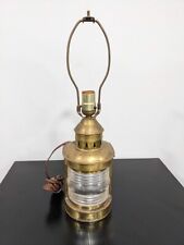 Antique Vintage Nautical Lamp Ship Lantern Maritime Marine Upcycled Light picture