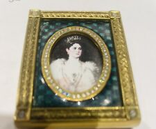 Faberge Collection  Green Enamel Miniature  Picture Frame Modern picture