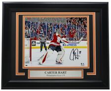 Carter Hart Signed Autographed Philadelphia Flyers Framed 8x10 Photo - Fanatics picture