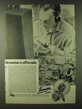 1943 Eimac Tubes Ad - the amateur is still in radio picture