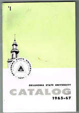 OSU Oklahoma State Course Catalog 1965 to 1967 Vintage University Calendar picture