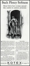 1929 Kotex Woman uses for feminine hygiene deodorizer vintage art print ad ads72 picture