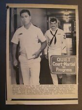 AP Wire Press Photo 1986 Court Martial Phillip Nolan refused to take AIDS test picture