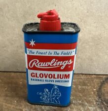 Vintage RAWLINGS GLOVOLIUM Baseball Glove Advertising Handy Oiler Oil Can picture