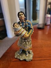 Vintage The First Americans ~ Circle of Life ~ Russ Berrie Woman Child Baby picture