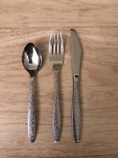 3 piece vintage Trans World Airline TWA cutlery set spoon fork knife silverware picture