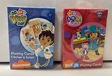 Two Decks Bicycle  Dora The Explorer and Diego Playing Cards 2007 SEALED picture