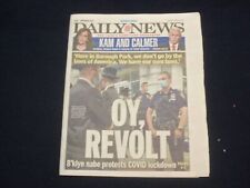 2020 OCTOBER 8 NEW YORK DAILY NEWS NEWSPAPER - BOROUGH PARK PROTESTS LOCKDOWN picture