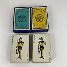 Vintage Royal Neighbors Of America Rock Island Illinois Playing Cards 2-Deck picture