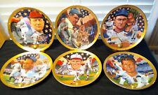 Set Of Six Franklin Mint Royal Doulton Heirloom Baseball Collector's Plates picture