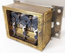 RARE ANTIQUE 1800s DIEBOLD BANK SAFE TIME LOCK VAULT CLOCK 3 MOVEMENT PAT. 1894 picture