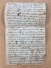 1824 Letter from Thetford Vermont VT picture