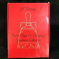 1997 JC Penney Twelve Days of Christmas Bisque Ceramic Bells Ornaments #BWLS2T picture