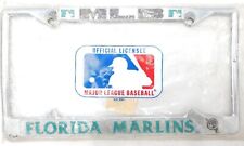 Official Licensee MLB Miami Florida Marlins License Plate Frame Chrome Metal picture