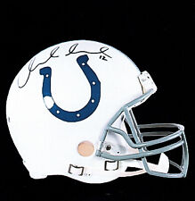 ANDREW LUCK Signed Full-Size Indianapolis Colts Helmet Autograph 2xCOA Icons picture