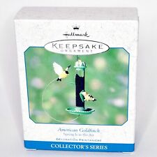 Hallmark Keepsake Ornament Spring Is In the Air American Goldfinch 2001 picture
