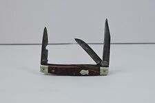 Vintage Germany Gebr Hoppe Solingen Three Blade Stockman Pocket Knife  picture