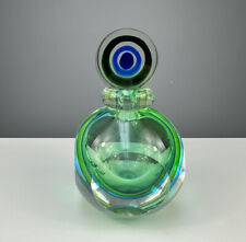 VTG RARE 6” Murano Italian Sommerso Art Glass Perfume Bottle “Jennifer” FLAWLESS picture