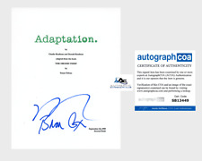 NICOLAS CAGE AND BRIAN COX AUTOGRAPH SIGNED ADAPTATION COMPLTE FULL SCRIPT ACOA picture