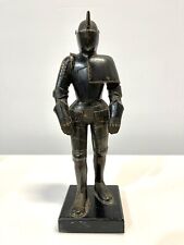 Vintage 1930s Metal Medieval Knight in Armor 9.5