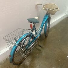 VTG 1960 Columbia Thunderbolt Womens Bicycle w/ Mesinger Seat & Double Basket picture