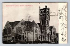 Rockford IL-Illinois, Second Congregational Church, Vintage Postcard picture