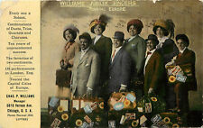 Postcard Williams Jubilee Singers African American Choir Touring Europe picture