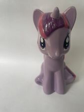 FAB Starpoint My Little Pony Twilight Sparkle Piggy Bank Purple and Pink 9.5