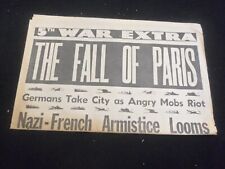 1940 JUNE 14 L. A. EVENING HERALD EXPRESS NEWSPAPER - THE FALL OF PARIS- NP 5734 picture