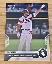 Jose Abreu, Chicago White Sox, 1st Player To Reach 100-RBI Mark In 2021, TN#730 picture