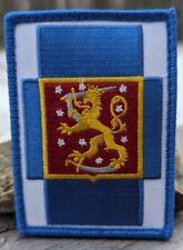 Finnish Coat of Arms Hook and Loop Morale Style Patch 1920 Flag picture
