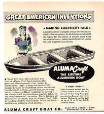 1949 Vintage Ad Aluma Craft The Lifetime Aluminum Boat Minneapolis,MN picture