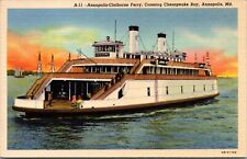 Linen PC Annapolis-Claiborne Ferry Crossing Chesapeake Bay Annapolis, Maryland picture