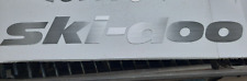 Ski Doo Garage Sign Beautiful Brushed Aluminum 4 Feet Wide picture