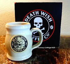 Death Wish Coffee Co. Deneen Pottery Mummy Mug USA NIB 2023 SOLD OUT LTD ED # picture