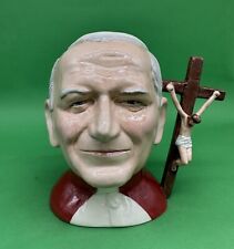 'Pope John Paul II’ Large Character Jug, Bairstow  Manor Ltd Ed of 100,  6.5” picture