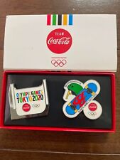 2020 TOKYO OLYMPIC COCA COLA OFFICIAL 2 PINS LIMITED SKATEBOARD Japan picture