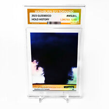 WASHBURN EF3 TORNADO Card 2023 GleeBeeCo Holo History #WSLB-L Limited to /49 picture