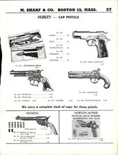 1955 PAPER AD Hubley Toy Cap Gun Texan Army Automatic Nichols Buck Rogers Autry picture