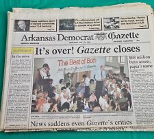 Arkansas Democrat Gazette Newspaper Oct 19 1991 Closing And Other Issues See Pic picture