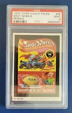 1979 TOPPS WACKY PACKAGES REISSUE #46  SHOT WHEELS  PSA 9  @@  MINT  @@ picture